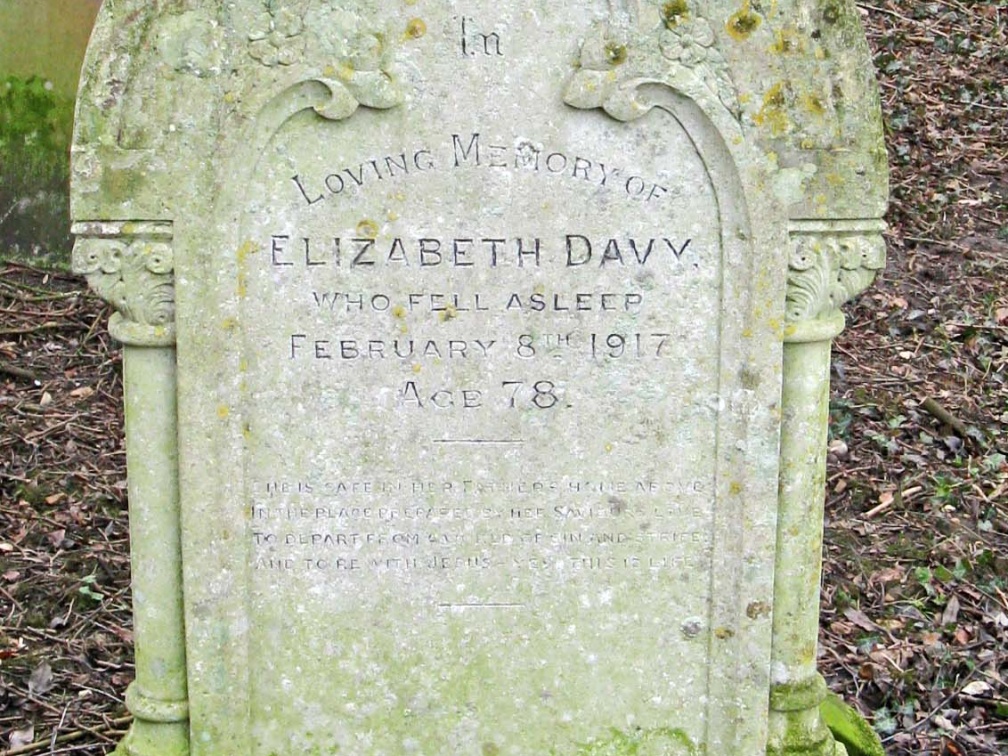 DAVY Elizabeth 1917